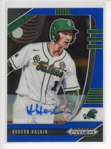 2020 Panini Prizm Draft Picks Base Auto Blue #39 Hudson Haskin Orioles /60 - Picture 1 of 3