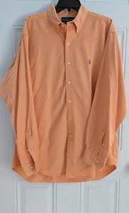 Ralph Lauren Men's Blake Classic Button Down! Orange-Large! Gently Worn - LOOK🤙 - Picture 1 of 5