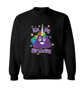 Unicorn Poop - Humor Joke Funny Mythical Birthday Toddler Crewneck Sweater - Picture 1 of 8