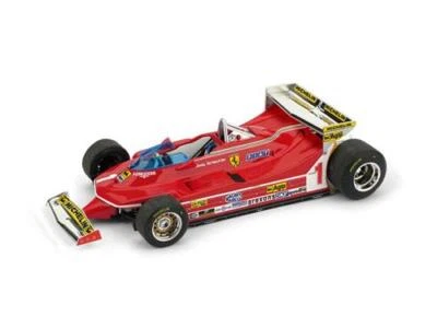 1:43 Brumm Ferrari 312 T5 GP Monaco 1980 Jody Scheckter #1 R576 Modellino - Immagine 1 di 2