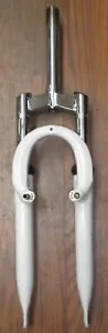 GROUND ASSAULT 24" WHITE/PINK BICYCLE SUSPENSION FORK BIKE PARTS 356 - Picture 1 of 6