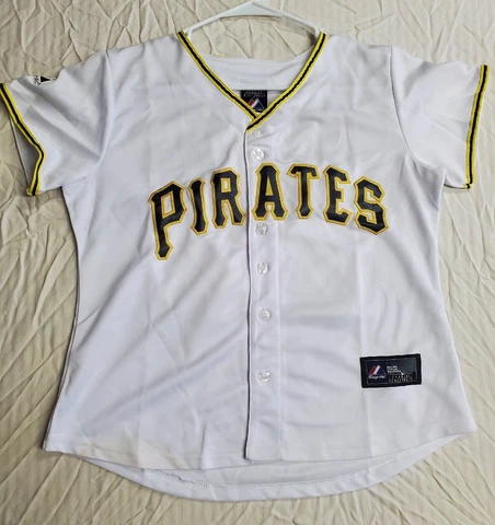 Pittsburgh Pirates- Women's Home White Sz. Small Jersey - Major League Baseball Cover