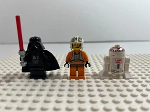 LEGO Starwars: Darth Vader + Rebel Y-Wing Pilot + R5-D4 minifigs only from 7152 - Picture 1 of 3