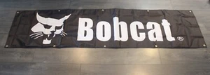 Bobcat Banner Bandiera Grande Gigante Enorme 2x8 piedi Trasloco Terra Macchine Pesanti Trattori - Foto 1 di 4