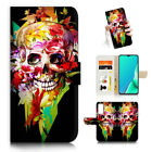( For Samsung A23 4G/5G ) Wallet Flip Case Cover Aj23399 Horror Skull