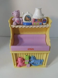 Fisher Price Loving Family Nursery Changing Table Musical Batteries Required - Picture 1 of 2