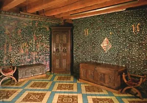 Cartolina En Touraine Le Chateau De Langeais La Chambre Bleue Arazzo Francia - Foto 1 di 2