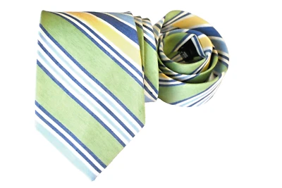 CORBATA HOMBRE J CREW VERDE/RAYAS ANCHO: 3.50" LARGO: 58" Foto 1 de 3