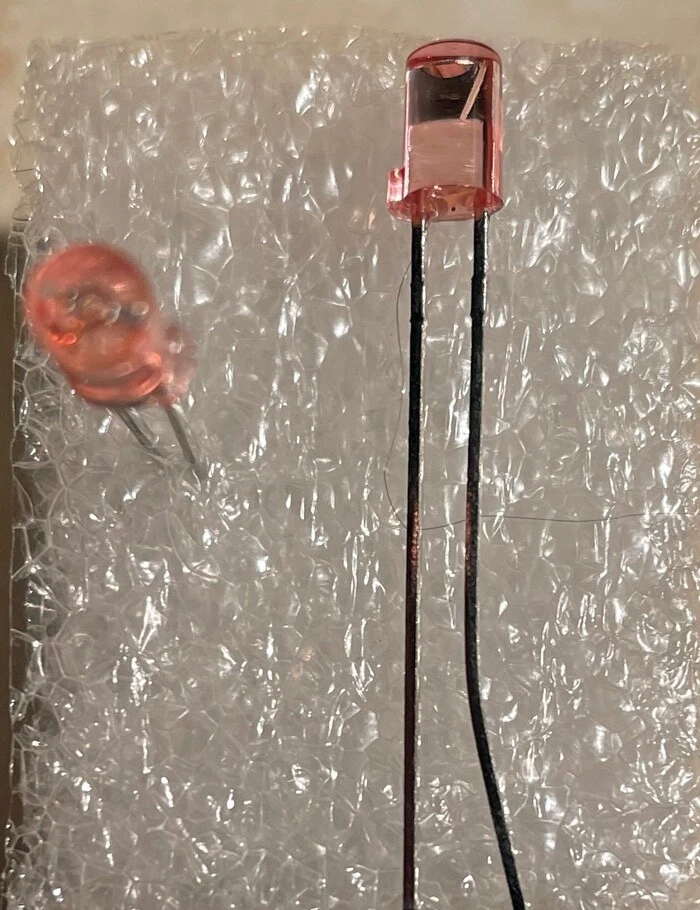 HP QLMP-1815 Red Flat Top LED - Lot of 5 - NOS - Image 1 of 1