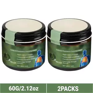 2 X MULLEIN LEAF Extract Lung Cleansing and Repairing Cream 60g ✨a - Picture 1 of 21