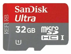 32GB SanDisk MicroSD SD SDHC Karta pamięci Class10 SD SDSDQUA-032G do telefonu komórkowego - Zdjęcie 1 z 5