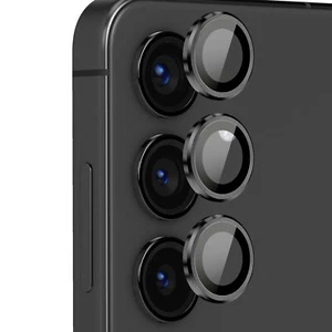 Enkay Protège Caméra pour Samsung Galaxy S24 Verre Trempé 9H Contour Coloré Noir - Photo 1/5