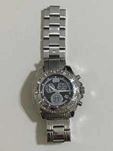 Marc Ecko Mens Rhino Watch w/ Rhinestones Stainless Steel needs battery-untested - Picture 1 of 13