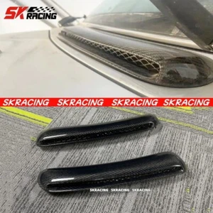 For 02-06 Mini Cooper S MK1 R53 Carbon Fiber Front Hood Bonnet Panel Cover Trims - Picture 1 of 16