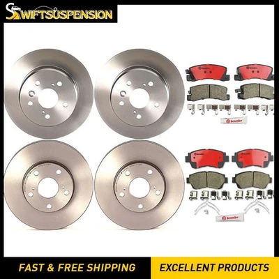 Juego de pastillas de freno de disco delanteras traseras rotor de freno de disco Brembo para Lexus ES300 1994-1996 Foto 1 de 4