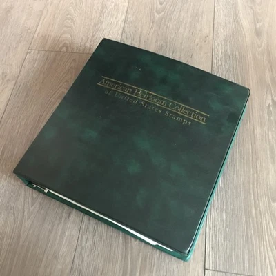 US STAMPS American Heirloom Album 1978 to 2001 USED & UNUSED Most Stamps are USE - Image 1 of 4