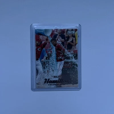 Фотография 2017 Stadium Club вариант с коротким шрифтом 277 Billy Hamilton SP красная - Изображение 1 из 2