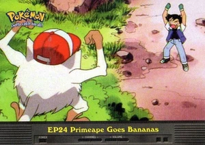 Pokémon EP24 Primeape Goes Bananas Card TV Animation Edition - Picture 1 of 1