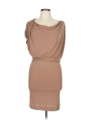 Vestido de coquetel Lanvin feminino marrom 40 italiano - Imagem 1 de 4