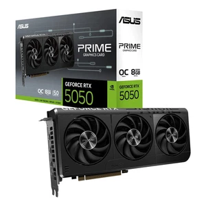 ASUS Prime -RTX5050-O8G, GeForce RTX 5050, 8 GB, GDDR6, 128 bit, 7680 x 4320 pix - Picture 1 of 12