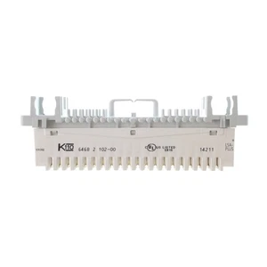 AMP TYCO 64685102-00 BLK S2 K110 10PR ROD, WALL/RACK 10-PAIR TERMINATION BLOCK - Picture 1 of 4