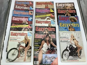 Easyriders Magazine Mixed Lot of 17 From 1986 1987 FREE SHIPPING! - Picture 1 of 18