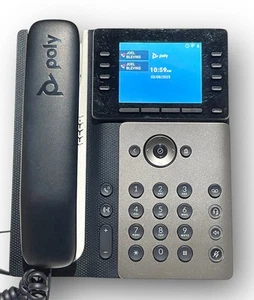 Poly Edge E350 IP Office Desk Phone Microban Enterprise Audio Bluetooth Wi-Fi - Picture 1 of 5