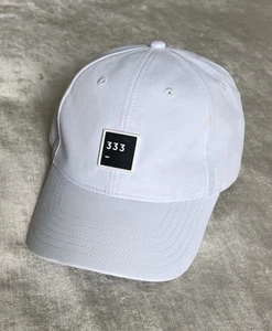 333 Palm Beach Cap Herren weiß verstellbarer Riemen hinten Preppy - Bild 1 von 4