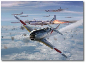 Okawas Preis von Jim Laurier - Nakajima Ki-44-II "Shoki" - Luftfahrt Kunstdruck - Bild 1 von 1