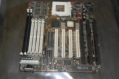 Socket 7 AT motherboard PCI ISA 512 cache 430 TX PCPartner TXB820DS 35-8333-04 - Image 1 of 4