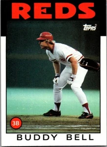 Buddy Bell Topps Reds 1986 Sports Trading Card Number 285 Collectible - Picture 1 of 2