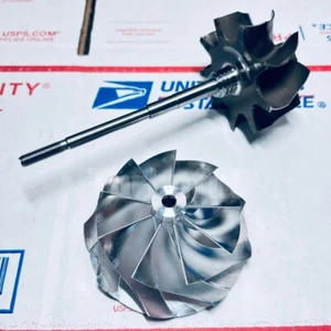 Rueda compresora de rueda de eje de rotor de turbina G35-1050 rotación estándar - Imagen 1 de 5