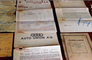 Oryg. List samochodowy DKW Reichclass 1935 F5 600 Auto Union 6. Dokumenty  - Zdjęcie 1 z 8