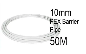 Marley 10MM PEX BARRIER PLUMBING PIPE 50 METRE COIL Central HEATING WATER white - Picture 1 of 1