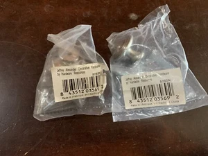 CABINET KNOBS Syracuse 1-3/16"dia. Mushroom Knob Lot x2pks Design House 575SN - Picture 1 of 6