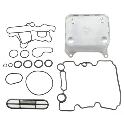 2003-2007 Ford F250 F350 F450 F550 6.0L V8 Diesel Engine Oil Cooler Kit OEM NEW - Image 1 of 4