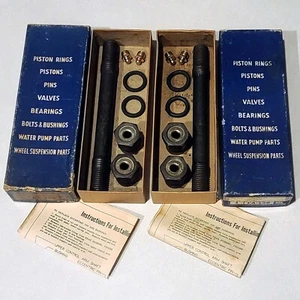 Upper Inner Control Arm Shafts 49-62 Chevy &Corvette *TWO* NORS GM 3690665 [R57] - Picture 1 of 3