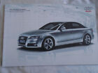 Audi A4 Saloon Pricing & Specification Guide brochure Feb 2008