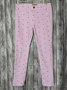 Girl's Youth Pink Micro Corduroy with Glitter Star Long Pants Size M (10/12) - Picture 1 of 12
