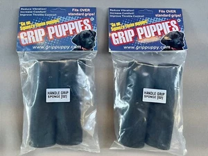 Grip Puppy Puppies Anti Vibration Motorcycle Handle Bar Foam Comfort Over Grips - Picture 1 of 3
