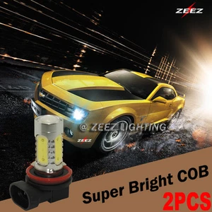 High Power LED COB Fog Lamp Driving Light Bulb Projector White 5202 2504 PSX24W - Picture 1 of 12