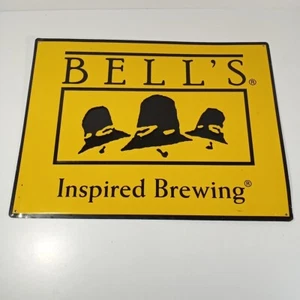 Bell's Inspired Brewing Beer Advertising Metal Tack Up Sign 16x12 - Picture 1 of 2
