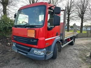 2012 DAF LF45 160 7.5 TON 6 SPEED AUTO SHIFT FLAT BED TRUCK NO VAT FOR EXPORT - Picture 1 of 5