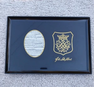 Bandeja grande vintage Couroc of Monterey Carmel Bach Festival incrustación de música 12x18 CA - Imagen 1 de 7