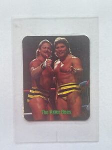 1988 Borden WWF The Tag Team of the Year Killer Bees by Titan Sports Sticker NEW
