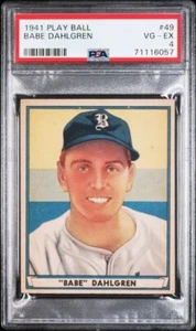 1941 play ball babe dahlgren psa 4 - Picture 1 of 2