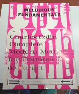 1975 Charles Collin Complete Modern Method For Trumpet Or Coronet VG-EX Cond - Picture 1 of 5