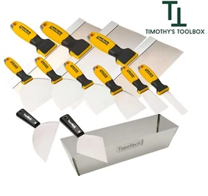 TapeTech ProMAXX Edelstahl Taping Messer Set mit 12" Schlammpfanne - Bild 1 von 9