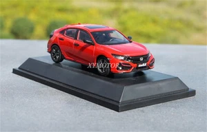 1/43 Honda CIVIC hatchback 2020 Diecast Metal Model Car Toys Gift Black/Red - Bild 1 von 9