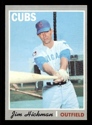 1970 Topps Baseball #612 Jim Hickman NM *d9 - Image 1 of 2